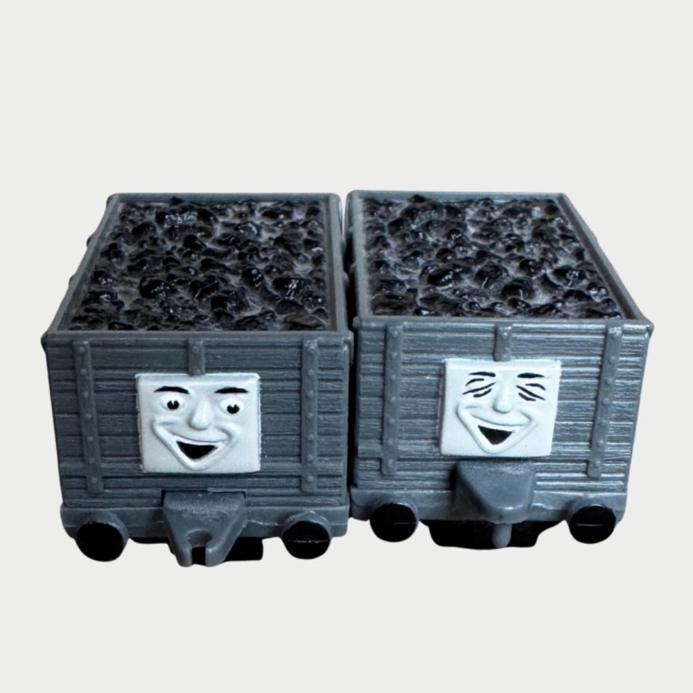 Troublesome Trucks Coal Cars Vintage ERTL 1990 Thomas The Tank Engine & Friends